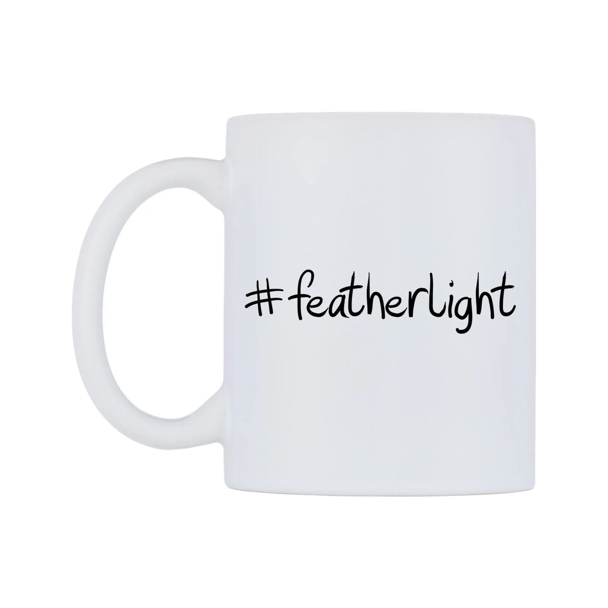 featherlight Mug — mug, right side, on a white background