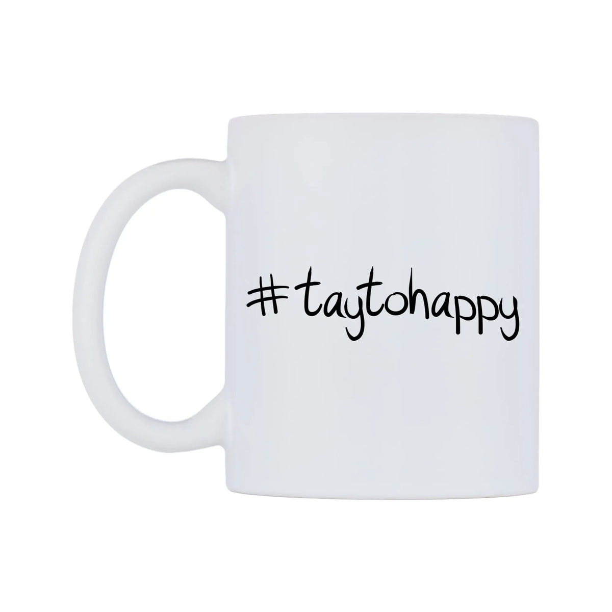 taytohappy Mug — mug, right side, on a white background