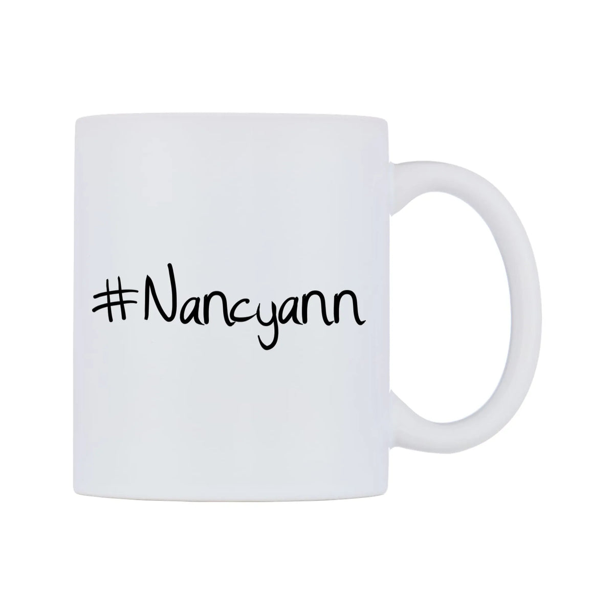 Nancyann Mug — mug, left side, on a white background