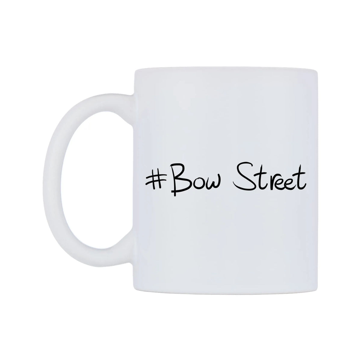Bow Street Mug — mug, right side, on a white background