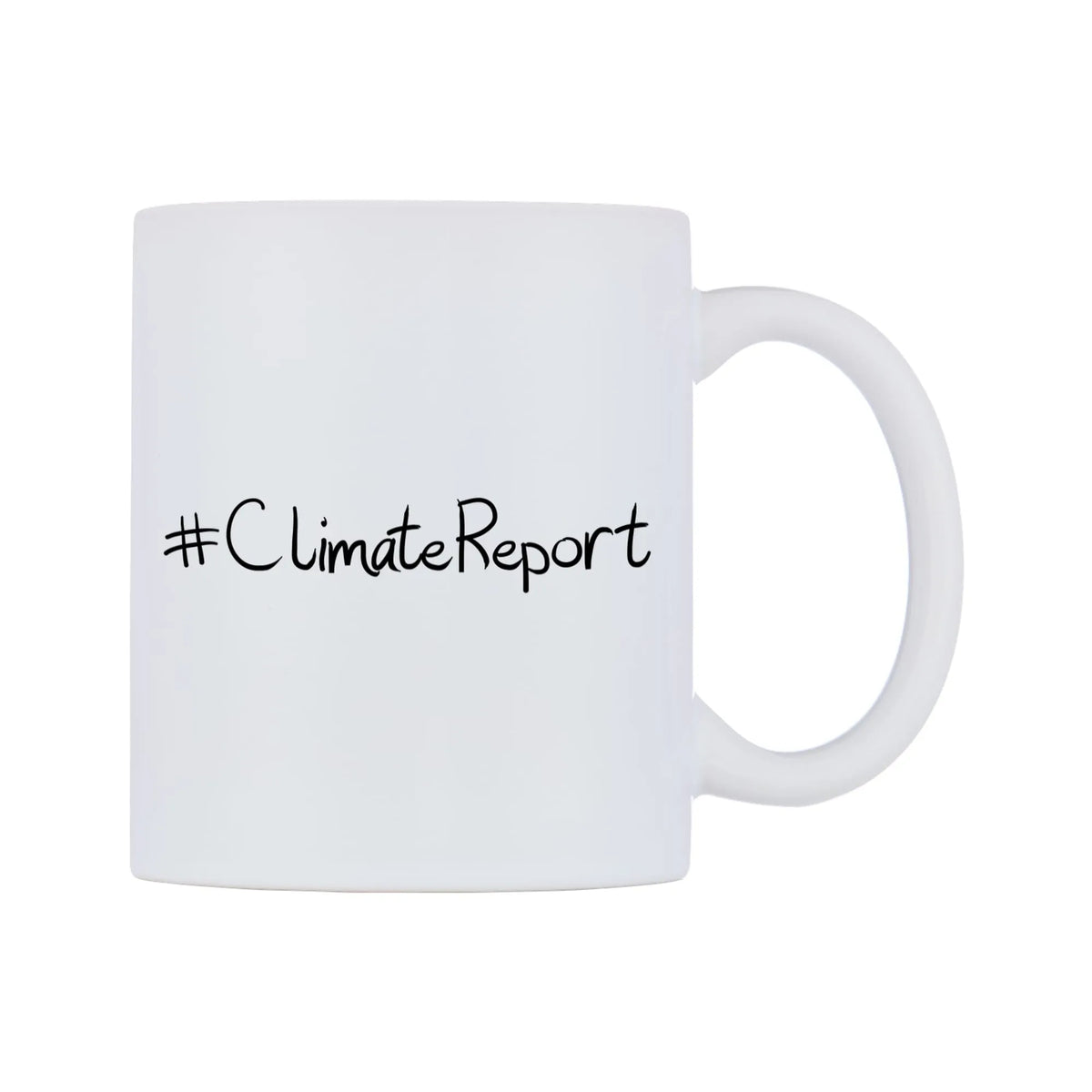 ClimateReport Mug — mug, left side, on a white background