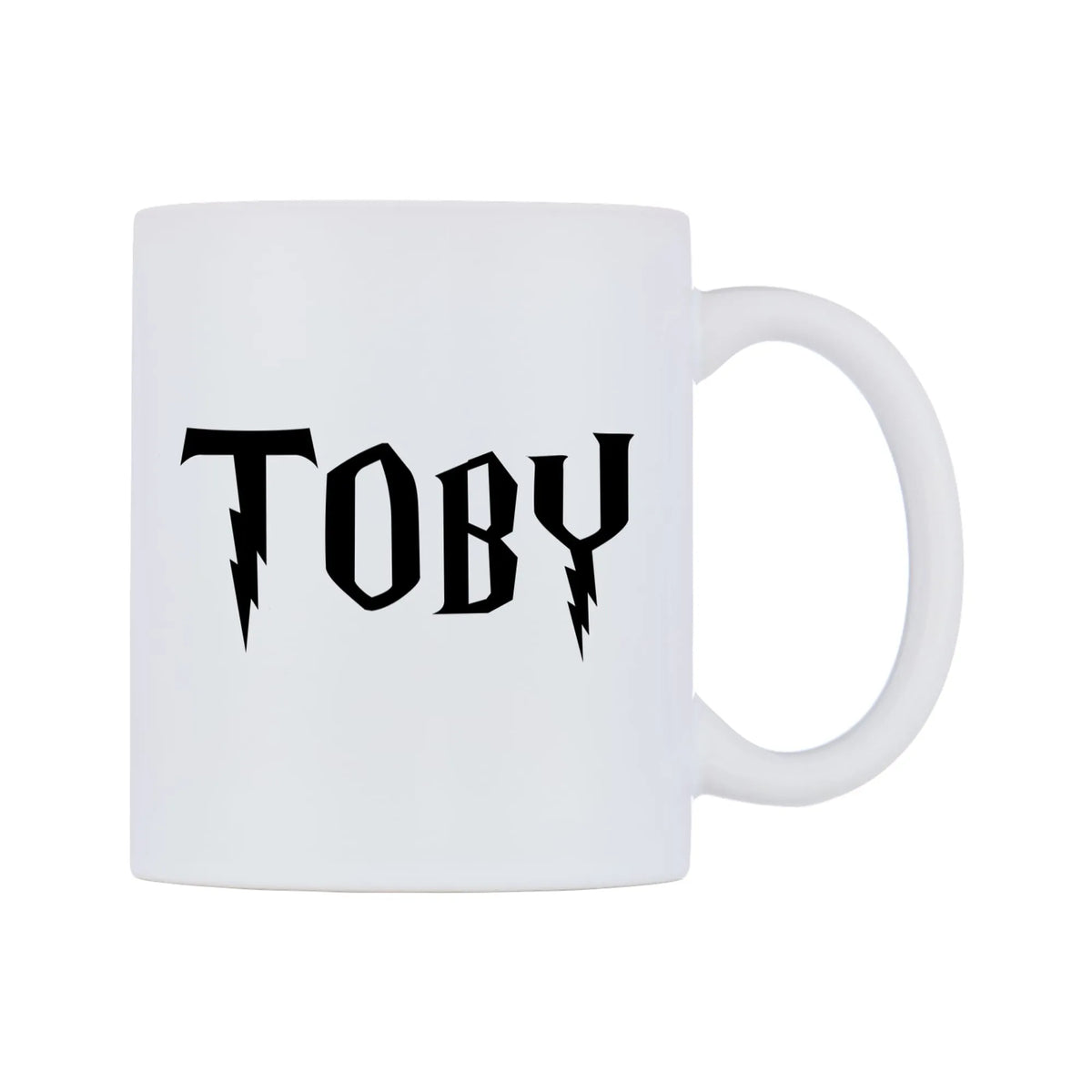 Toby - Wizard Themed Mug — white 11oz gloss mug, left side, on a white background