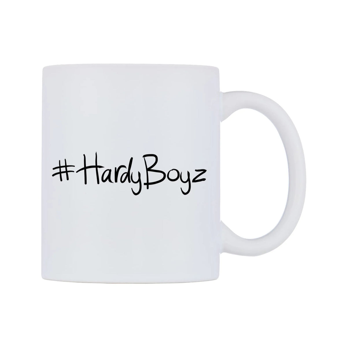HardyBoyz Mug — mug, left side, on a white background