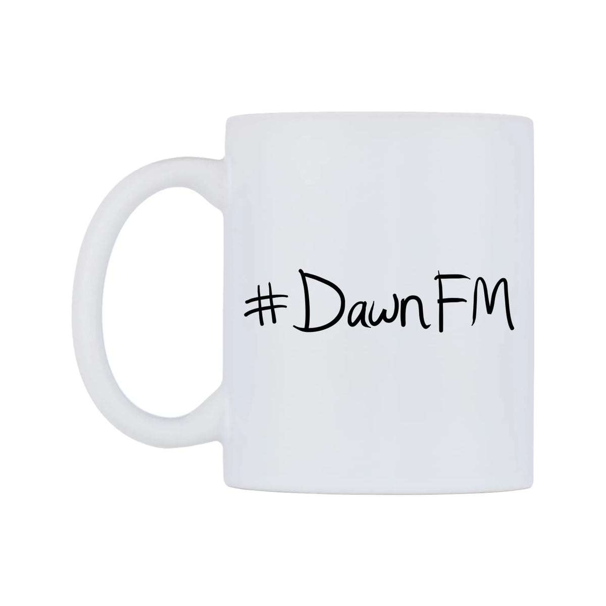 DawnFM Mug — mug, right side, on a white background