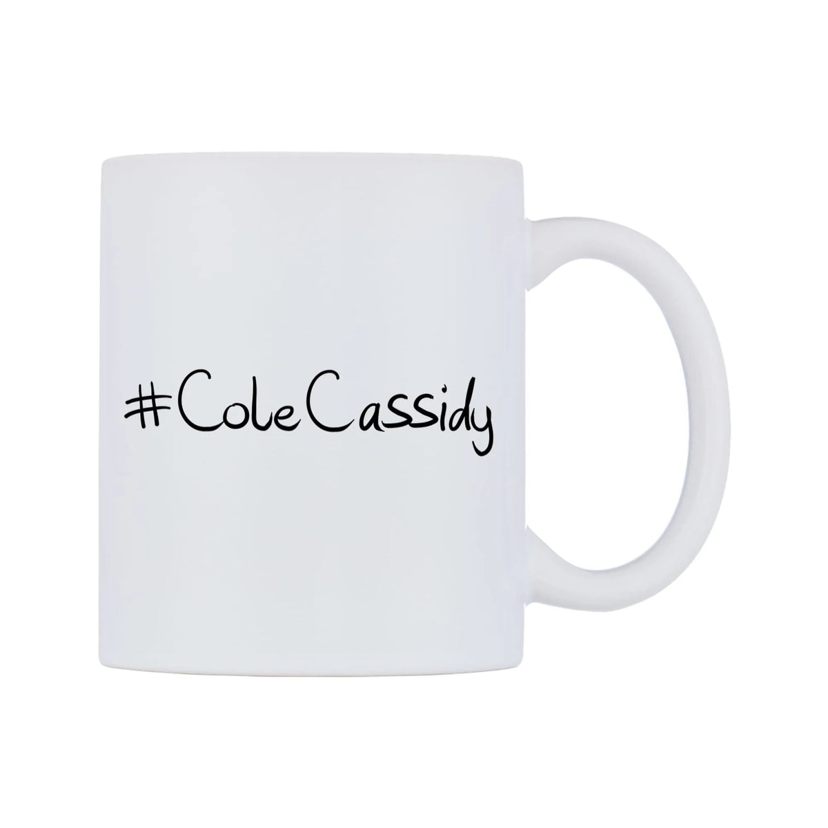 ColeCassidy Mug — mug, left side, on a white background