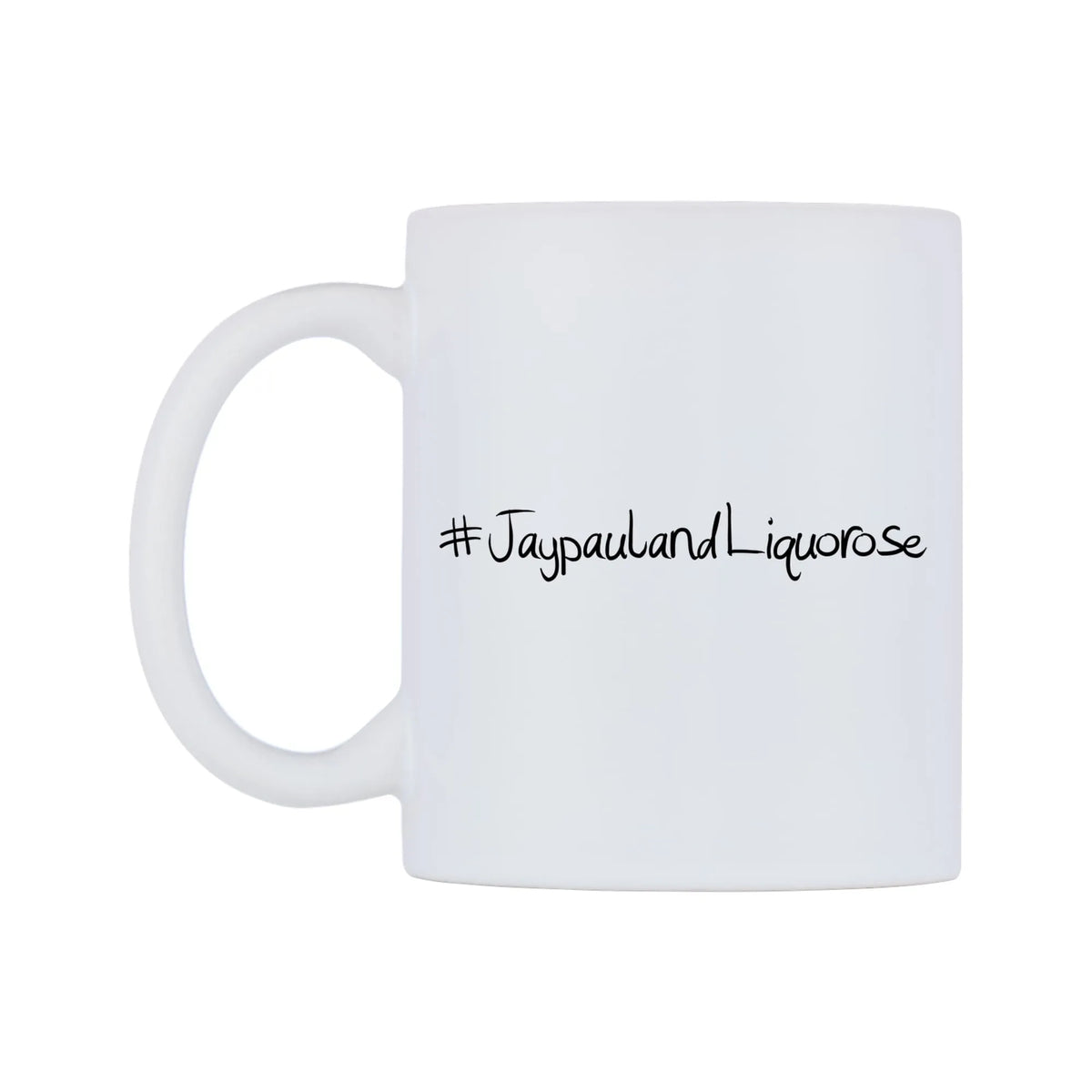 JaypaulandLiquorose Mug — mug, right side, on a white background