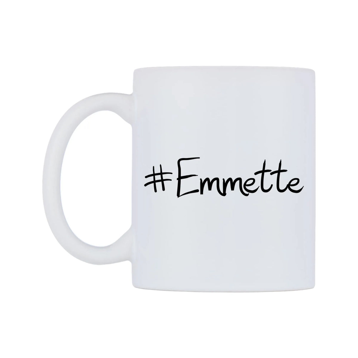 Emmette Mug — mug, right side, on a white background