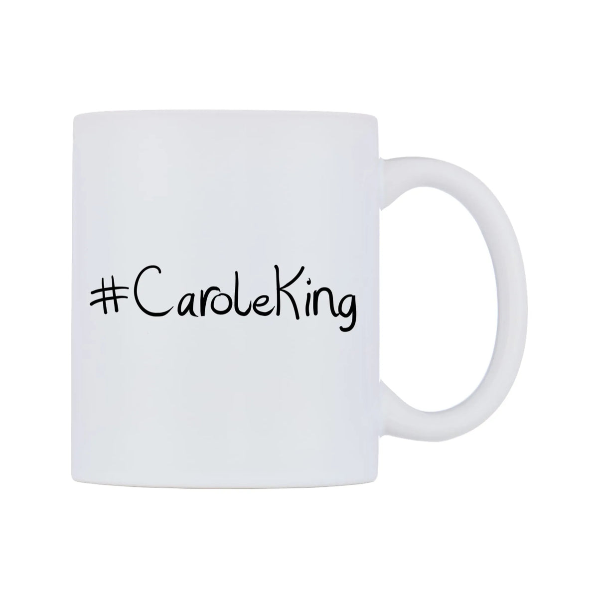 CaroleKing Mug — mug, left side, on a white background
