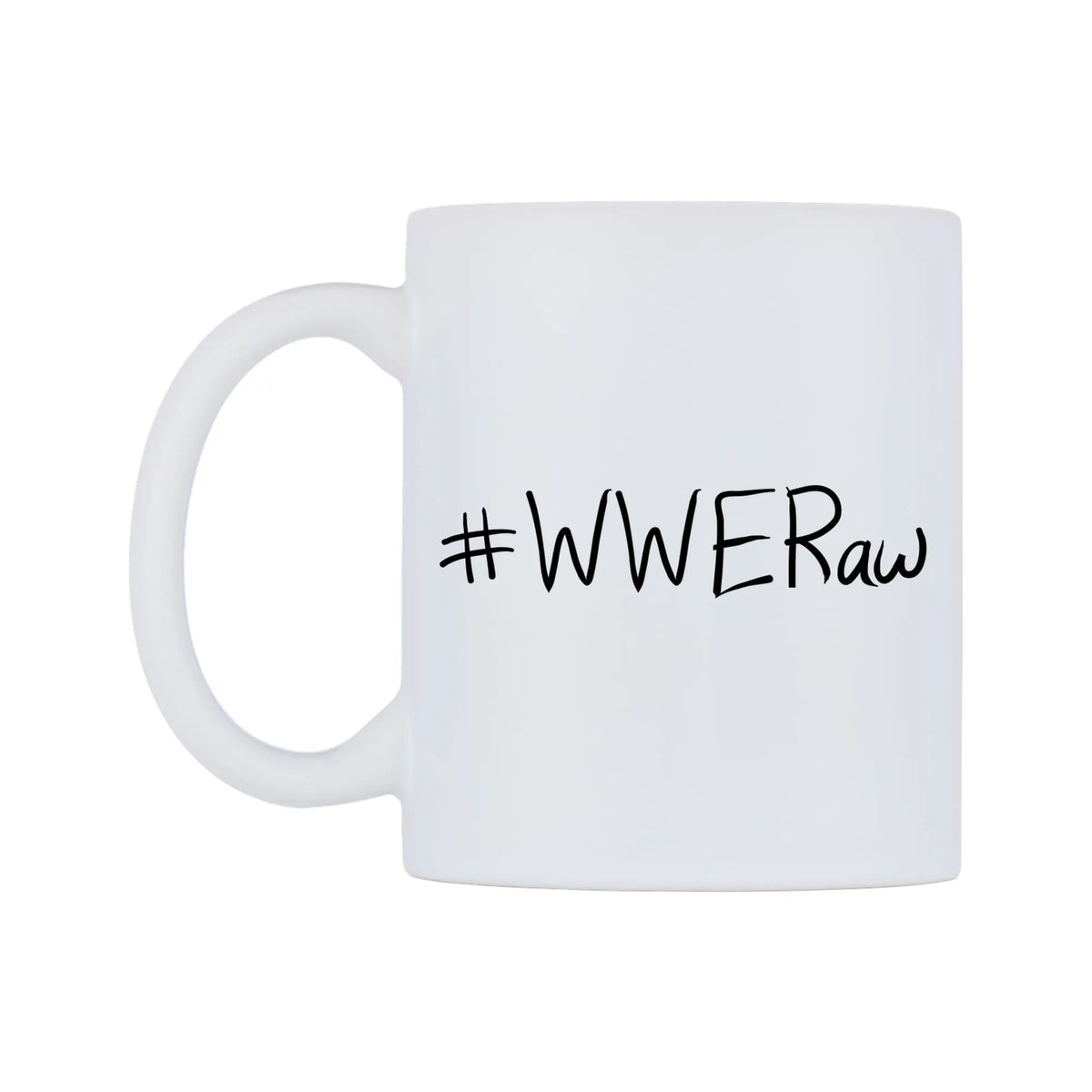 WWERaw Mug — mug, right side, on a white background