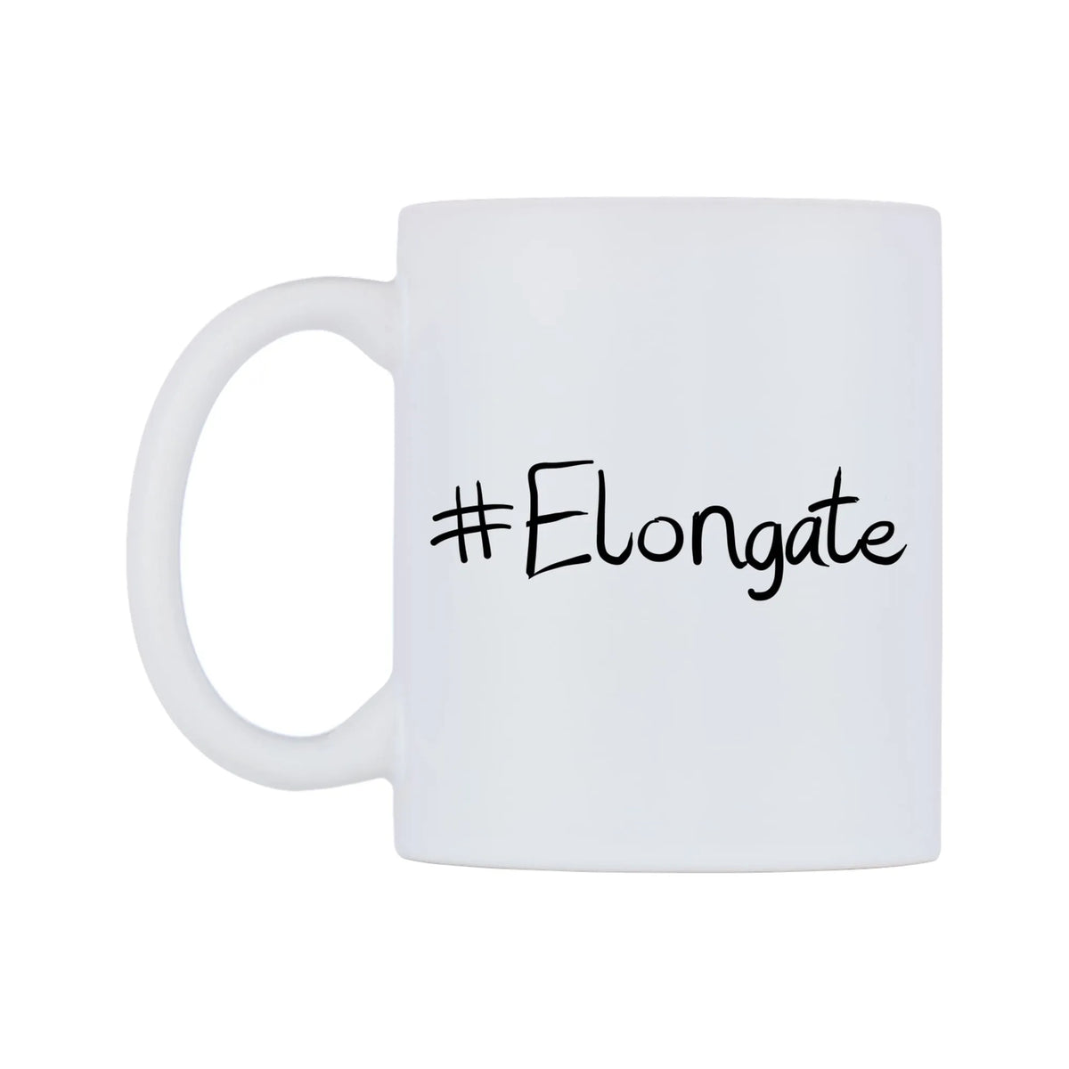 Elongate Mug — mug, right side, on a white background