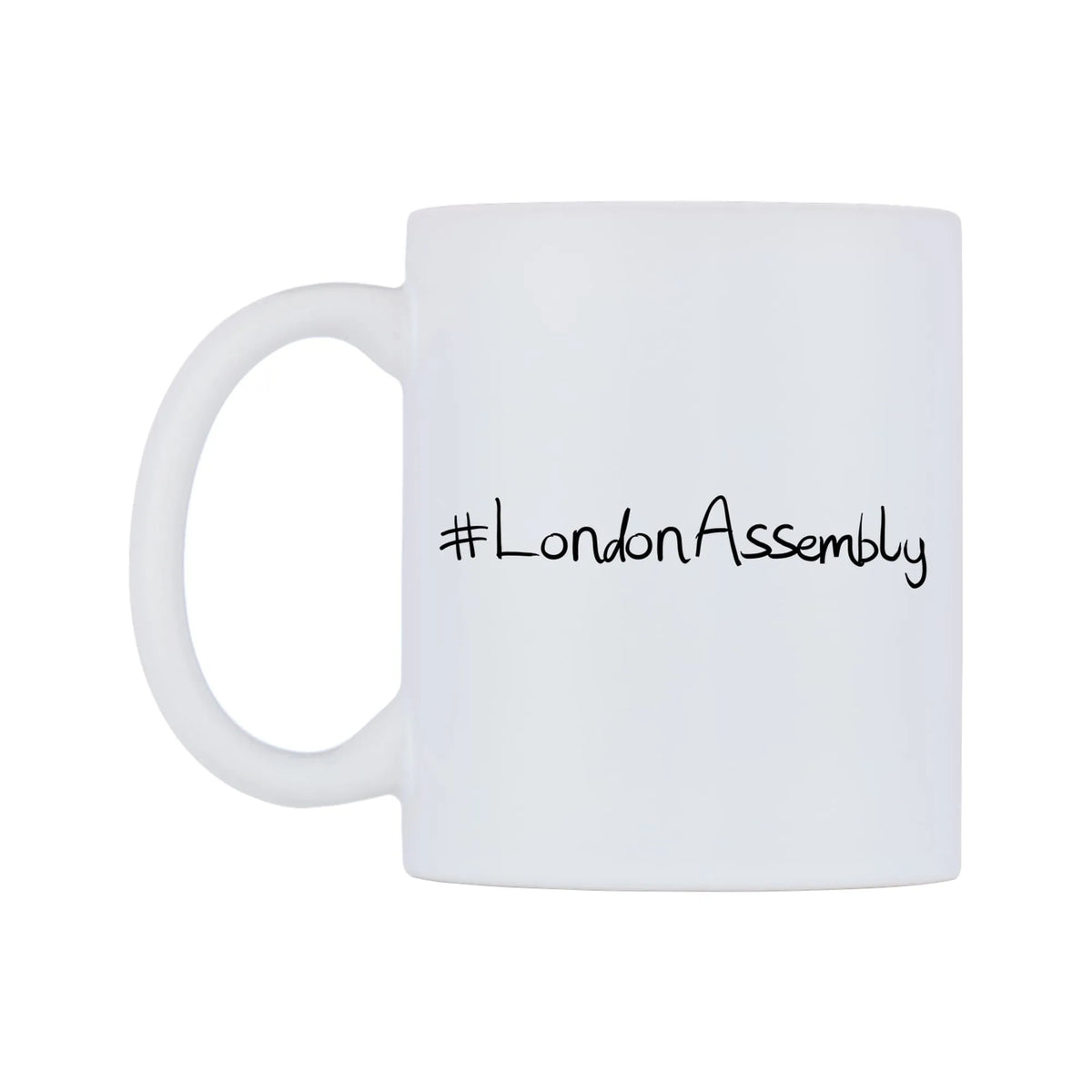 LondonAssembly Mug — mug, right side, on a white background