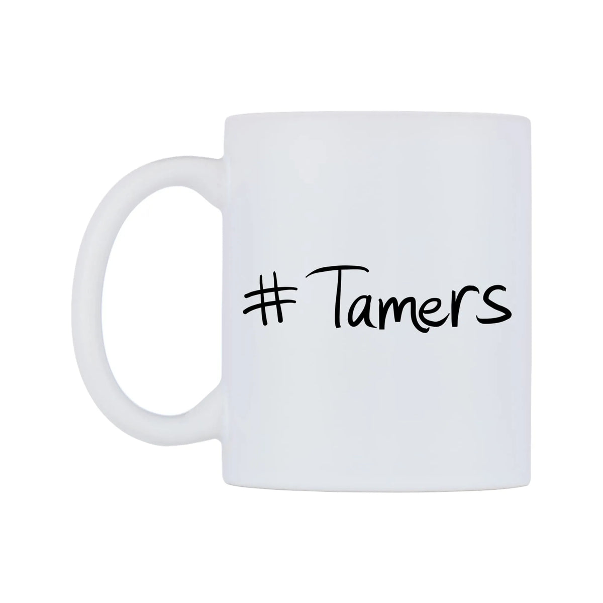 Tamers Mug — mug, right side, on a white background