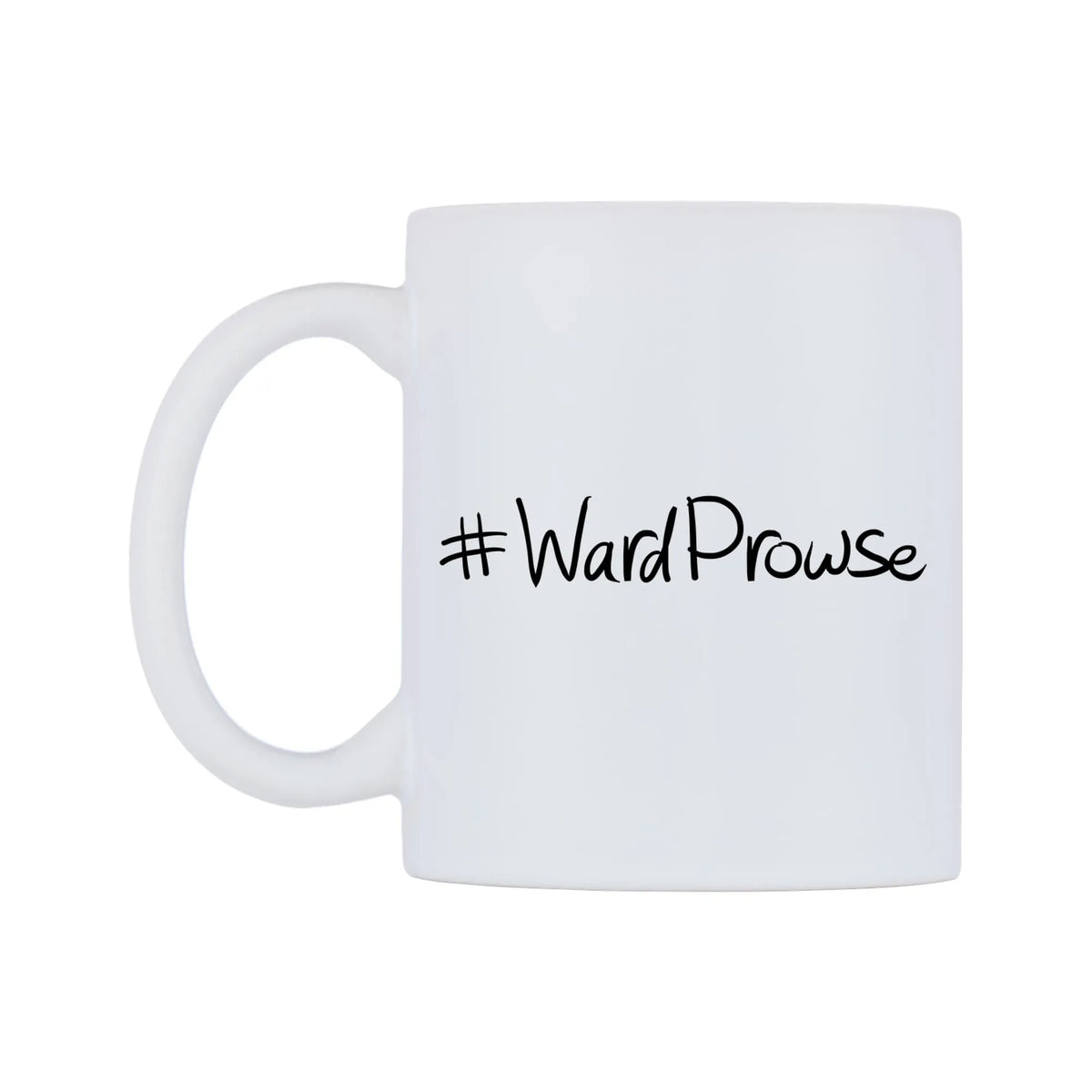 WardProwse Mug — mug, right side, on a white background