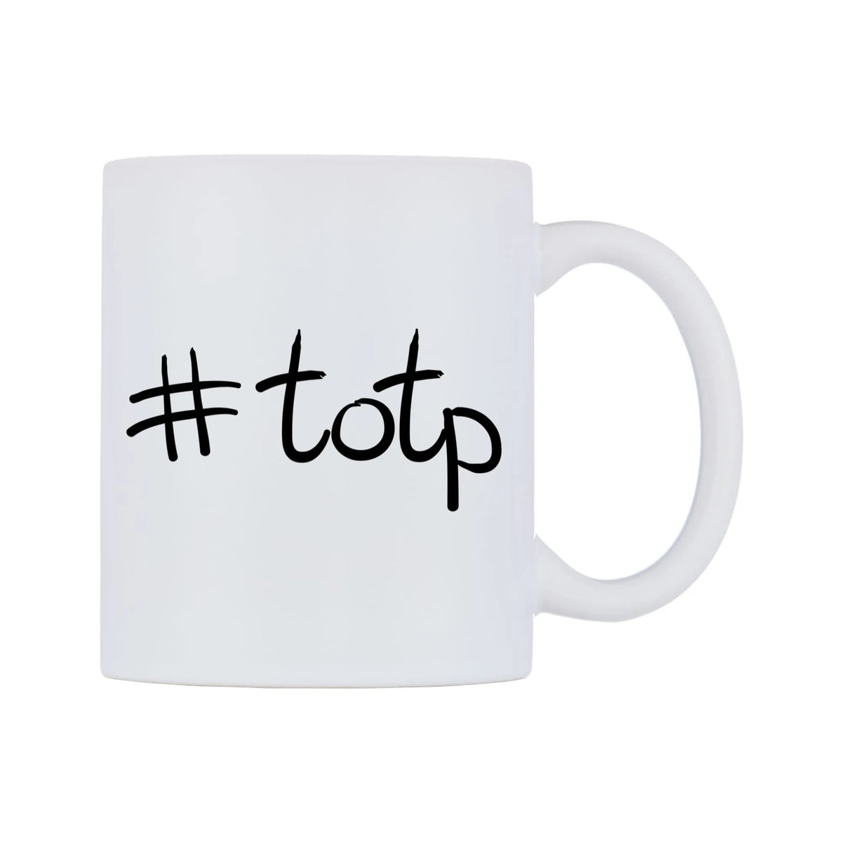 totp Mug — mug, left side, on a white background