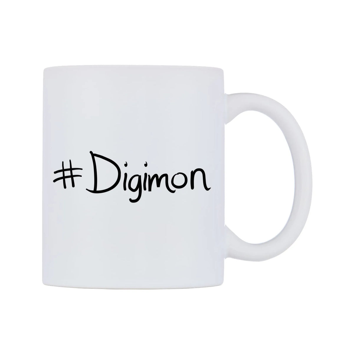 Digimon Mug — mug, left side, on a white background