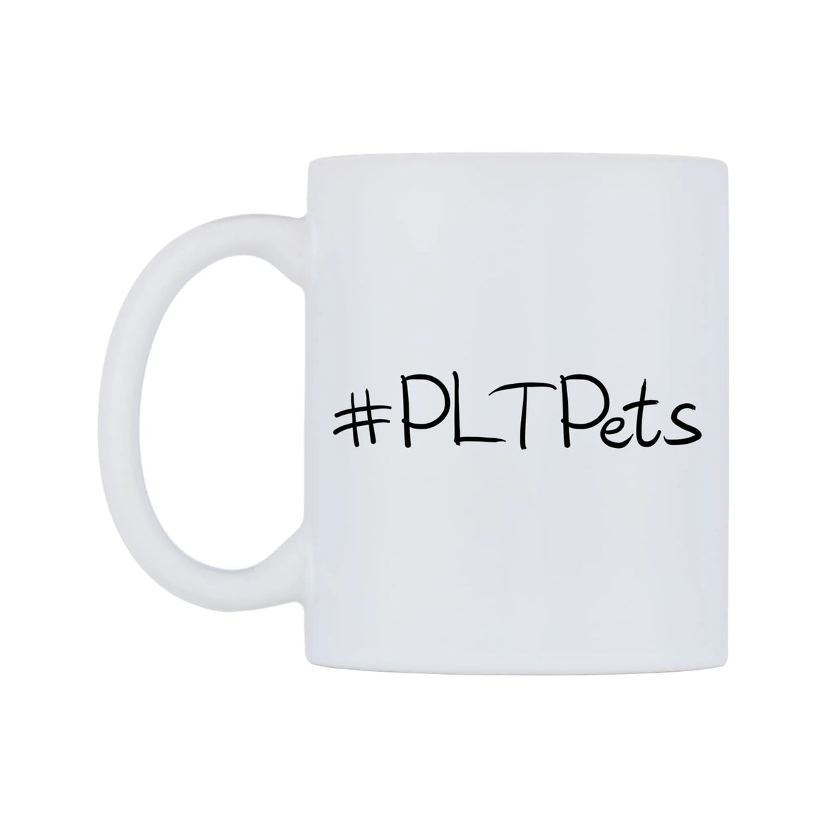 PLTPets Mug — mug, right side, on a white background