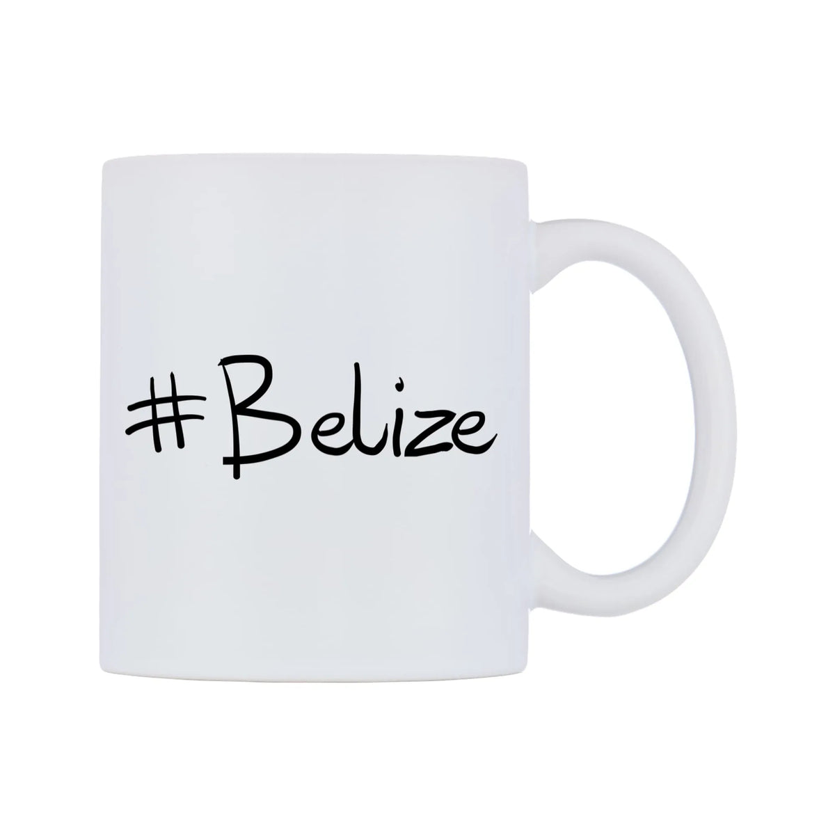 Belize Mug — mug, left side, on a white background
