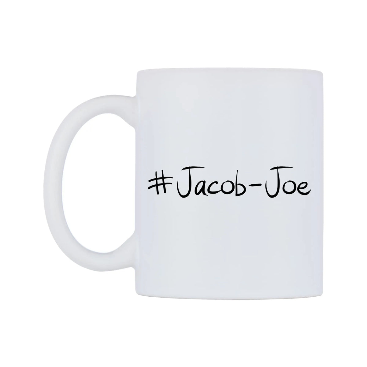 Jacob-Joe Mug — mug, right side, on a white background