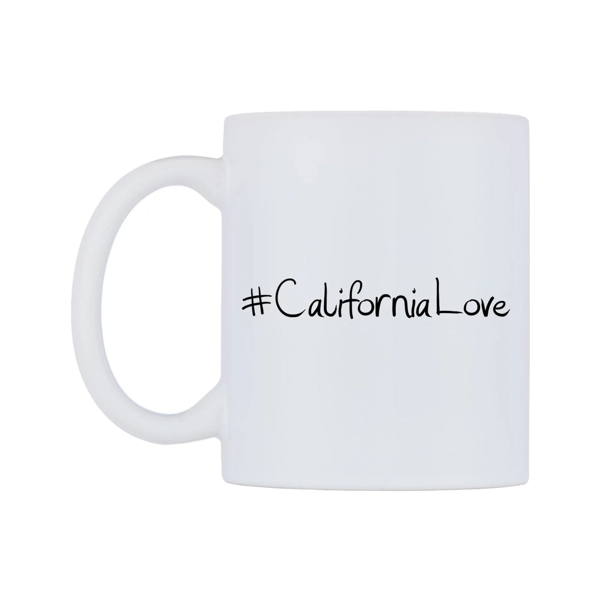CaliforniaLove Mug — mug, right side, on a white background