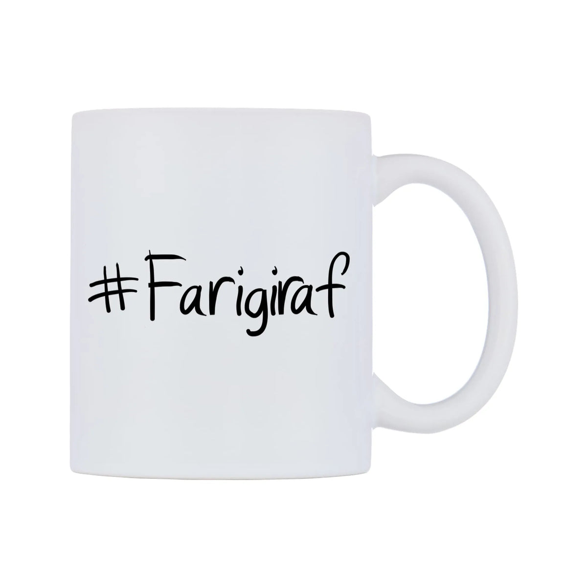 Farigiraf Mug — mug, left side, on a white background