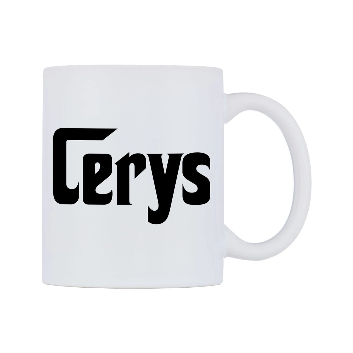 Cerys - Godfather Themed Mug — white 11oz gloss mug, left side, on a white background