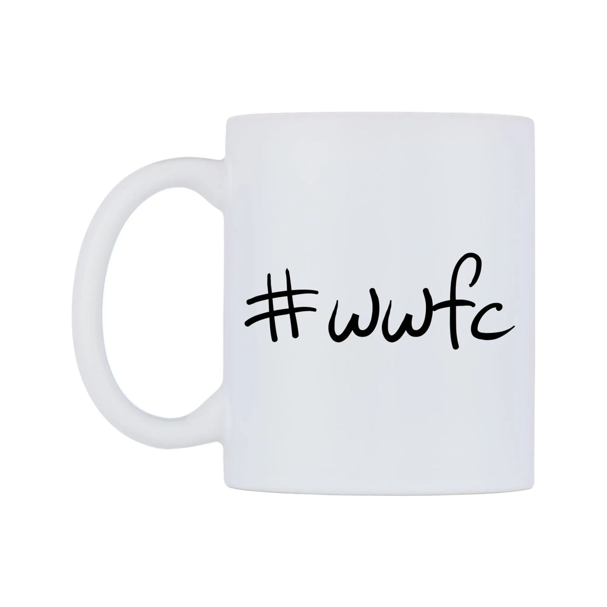 wwfc Mug — mug, right side, on a white background