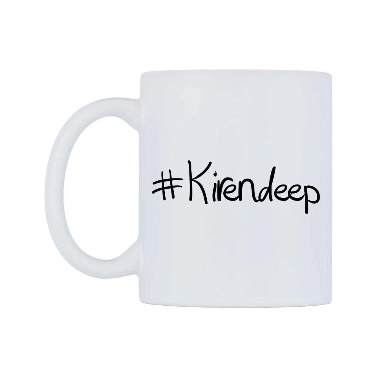 Kirendeep Mug — mug, right side, on a white background
