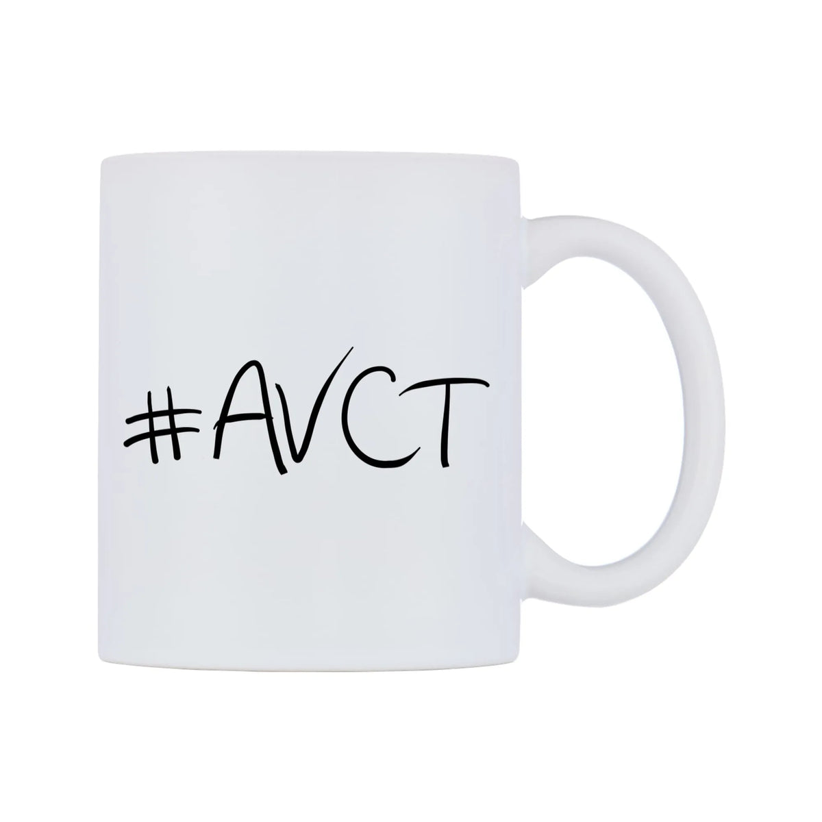AVCT Mug — mug, left side, on a white background