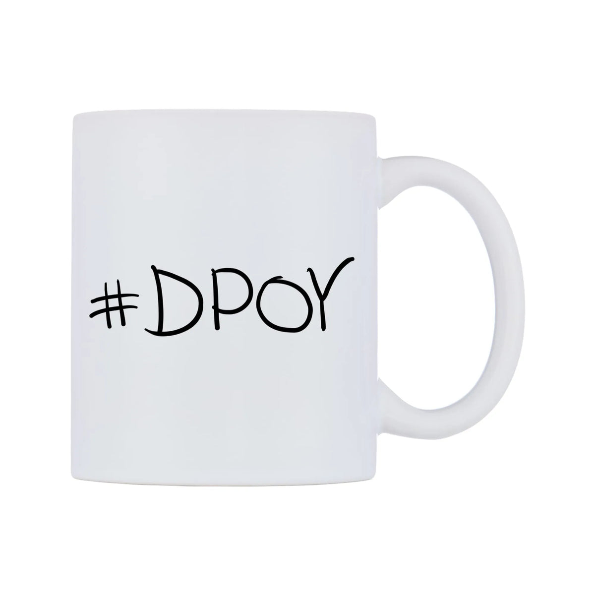 DPOY Mug — mug, left side, on a white background