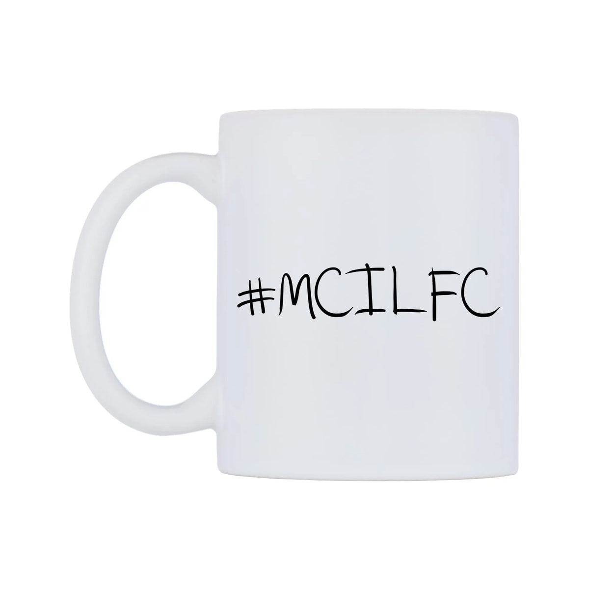 MCILFC Mug — mug, right side, on a white background