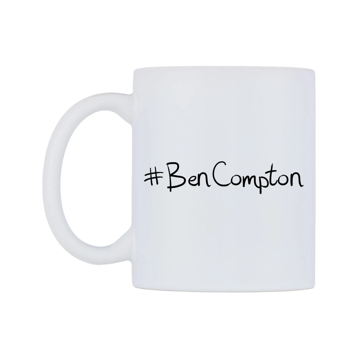 BenCompton Mug — mug, right side, on a white background