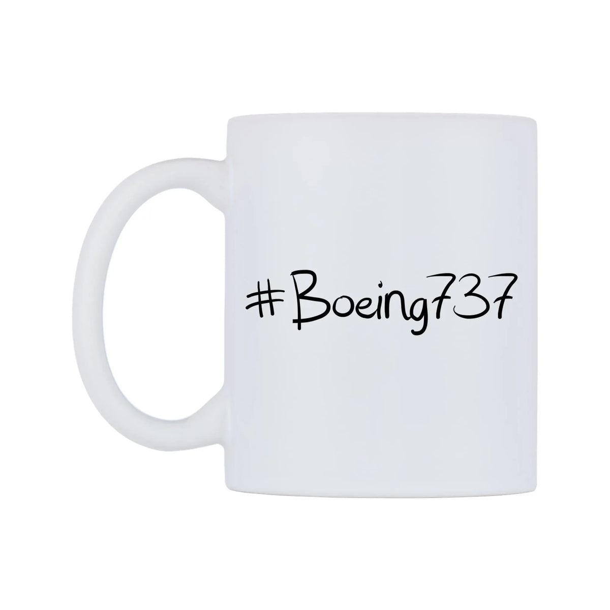 Boeing737 Mug — mug, right side, on a white background