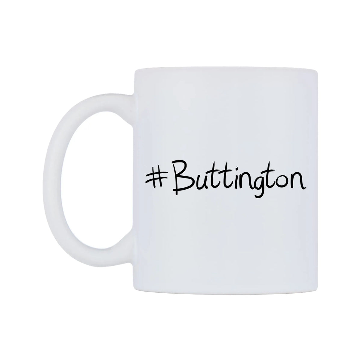 Buttington Mug — mug, right side, on a white background