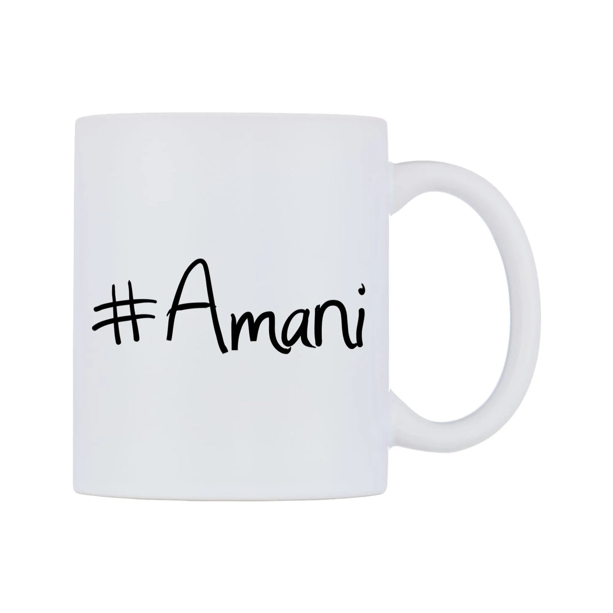 Amani Mug — mug, left side, on a white background