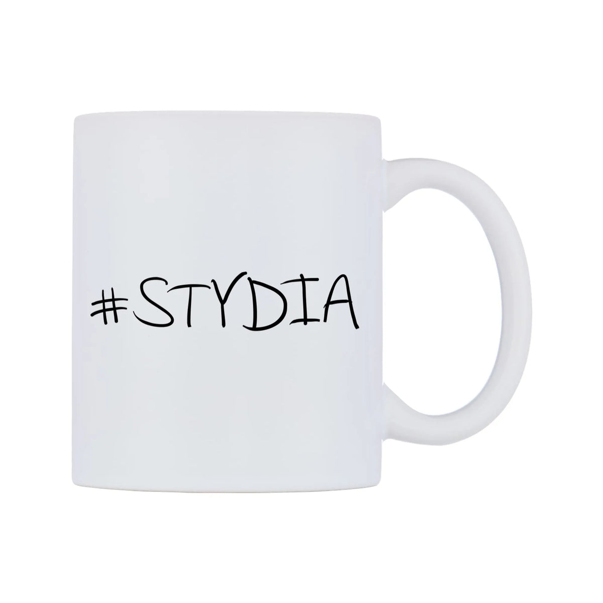 STYDIA Mug — mug, left side, on a white background