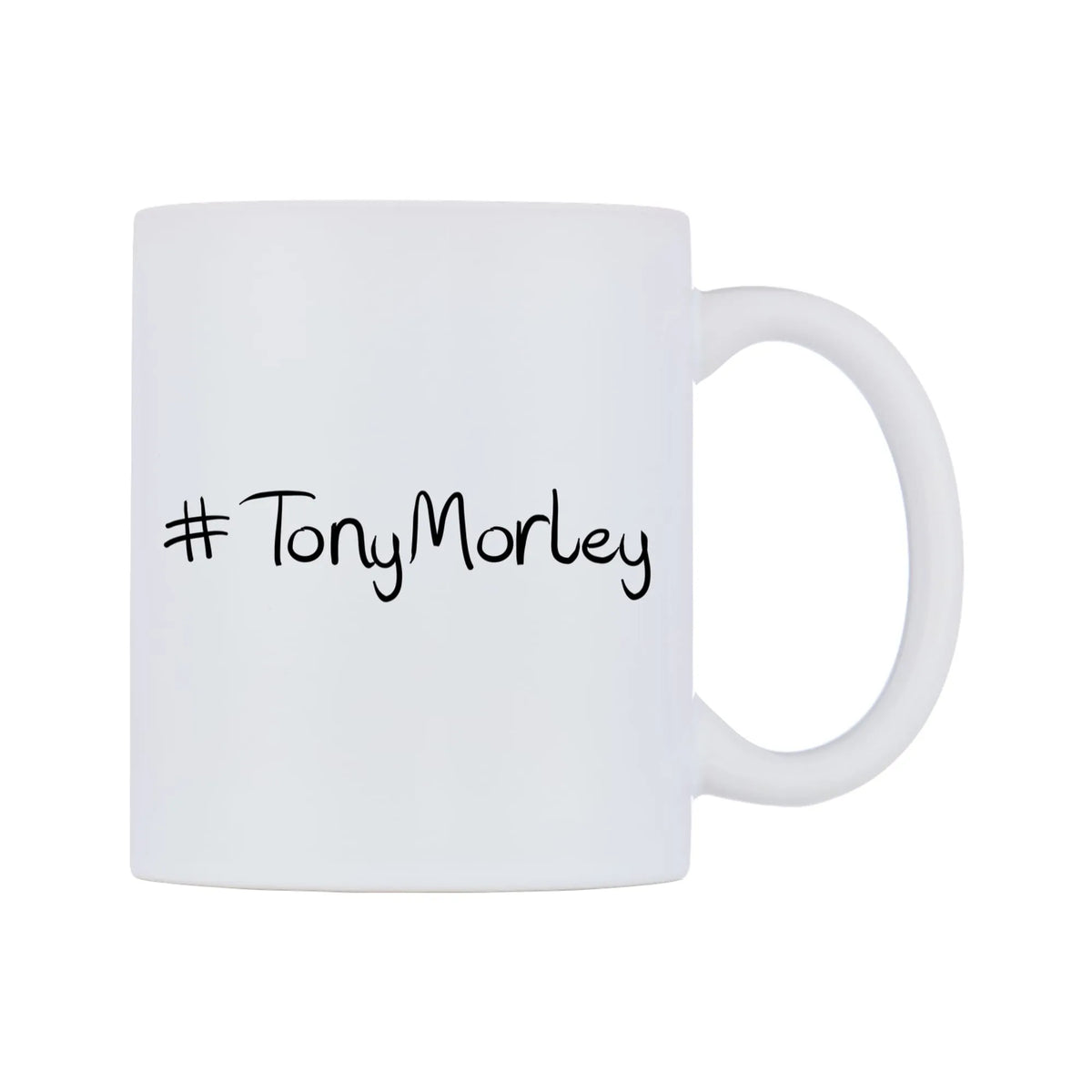 TonyMorley Mug — mug, left side, on a white background