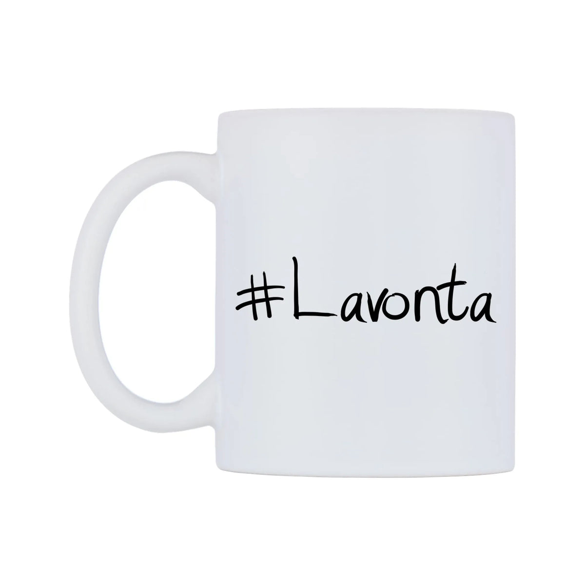 Lavonta Mug — mug, right side, on a white background