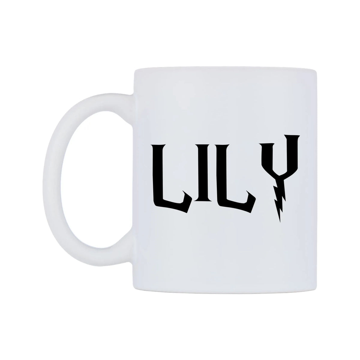 Lily - Wizard Themed Mug — white 11oz gloss mug, right side, on a white background