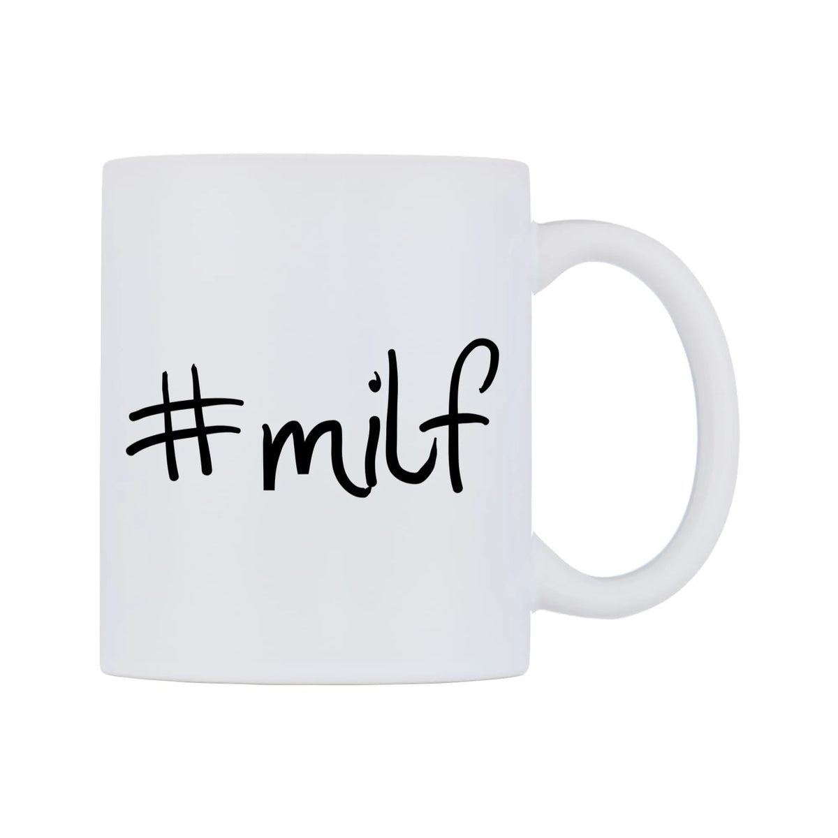 milf Mug — mug, left side, on a white background