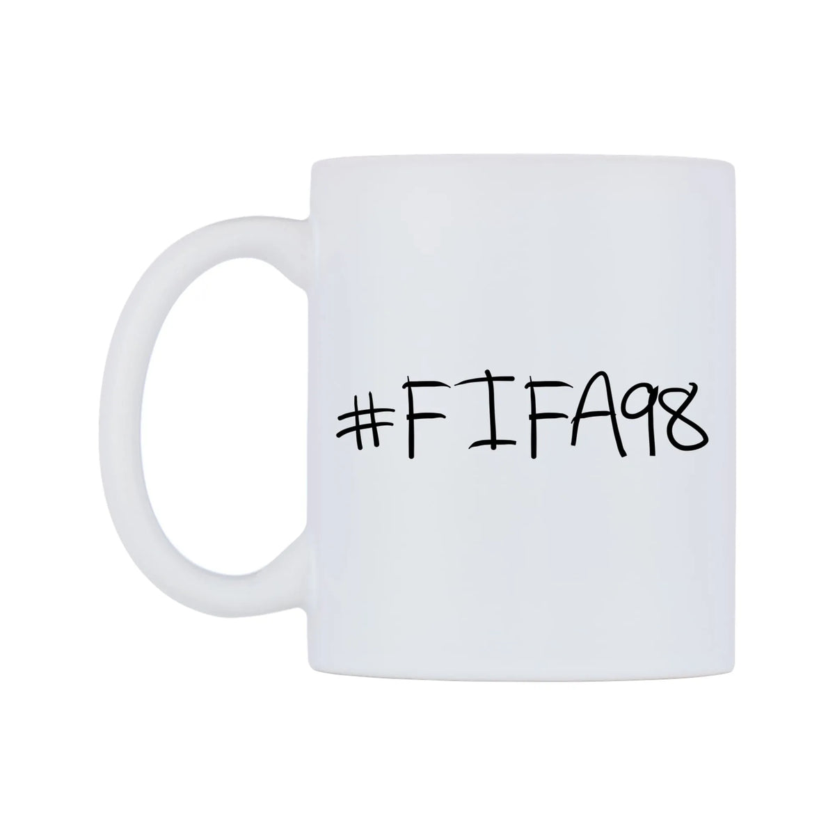 FIFA98 Mug — mug, right side, on a white background