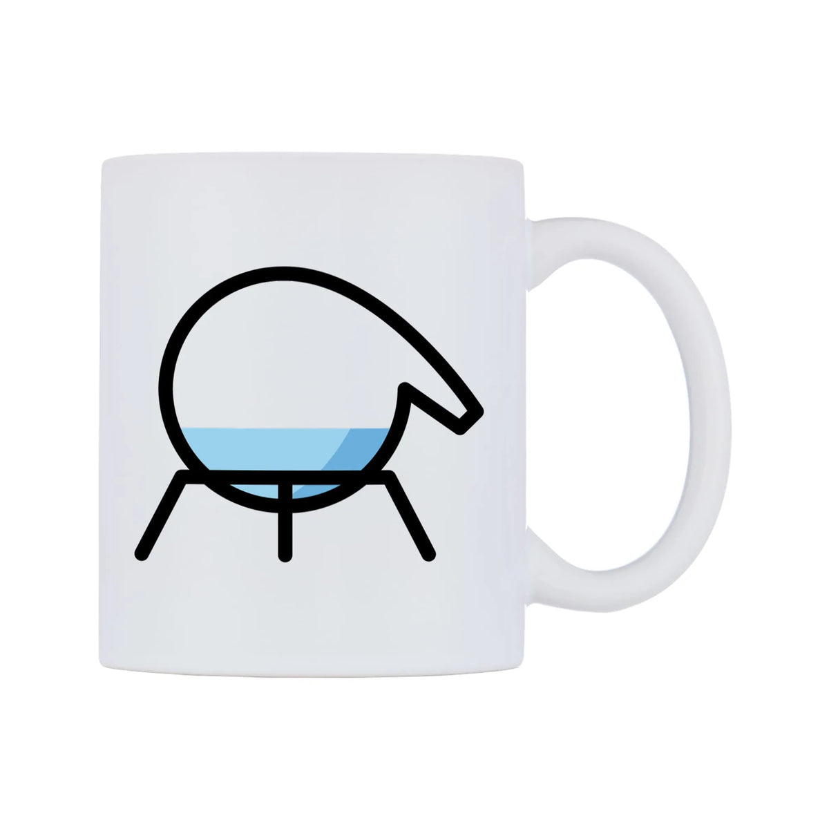 Alembic Emoji Mug — mug, left side, on a white background