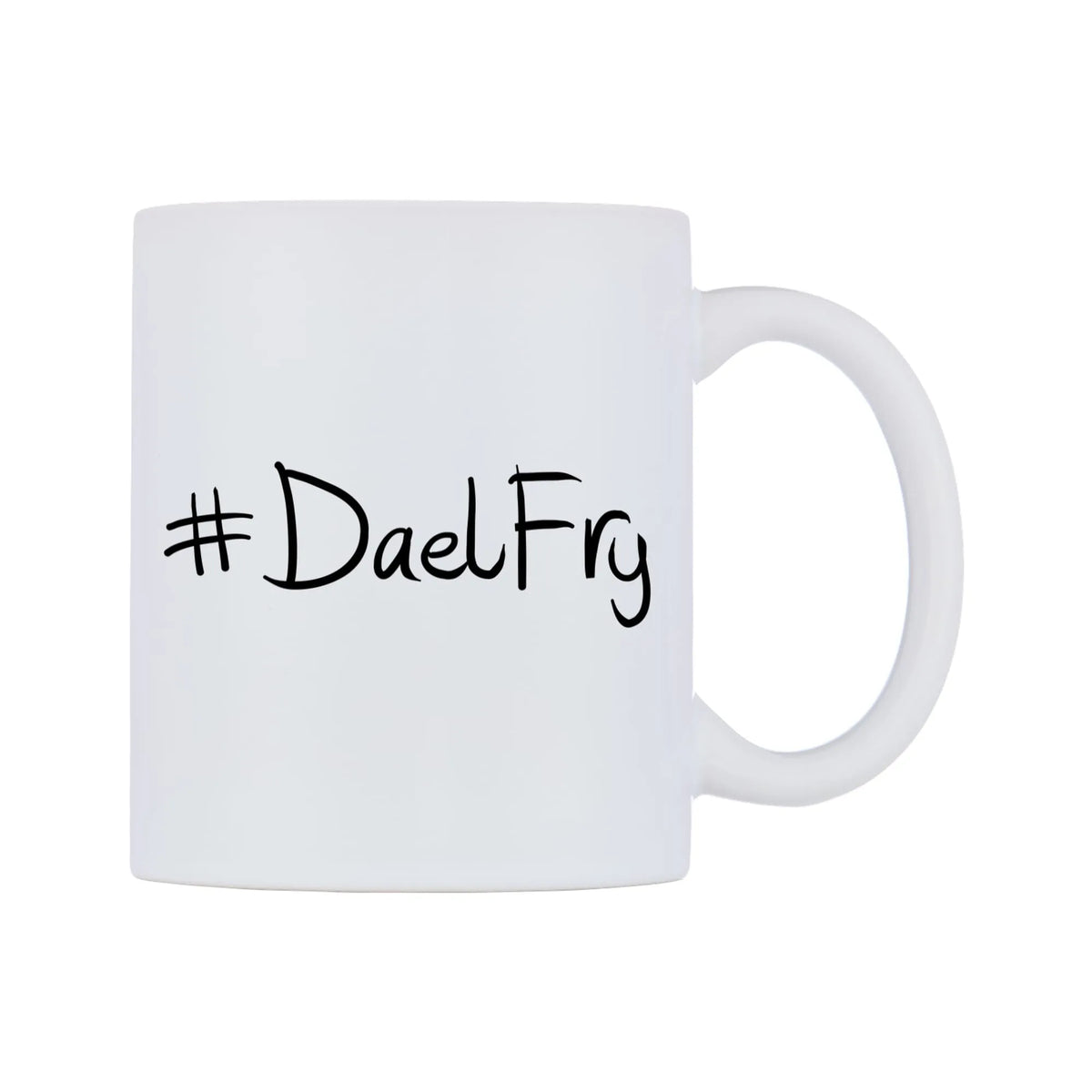 DaelFry Mug — mug, left side, on a white background