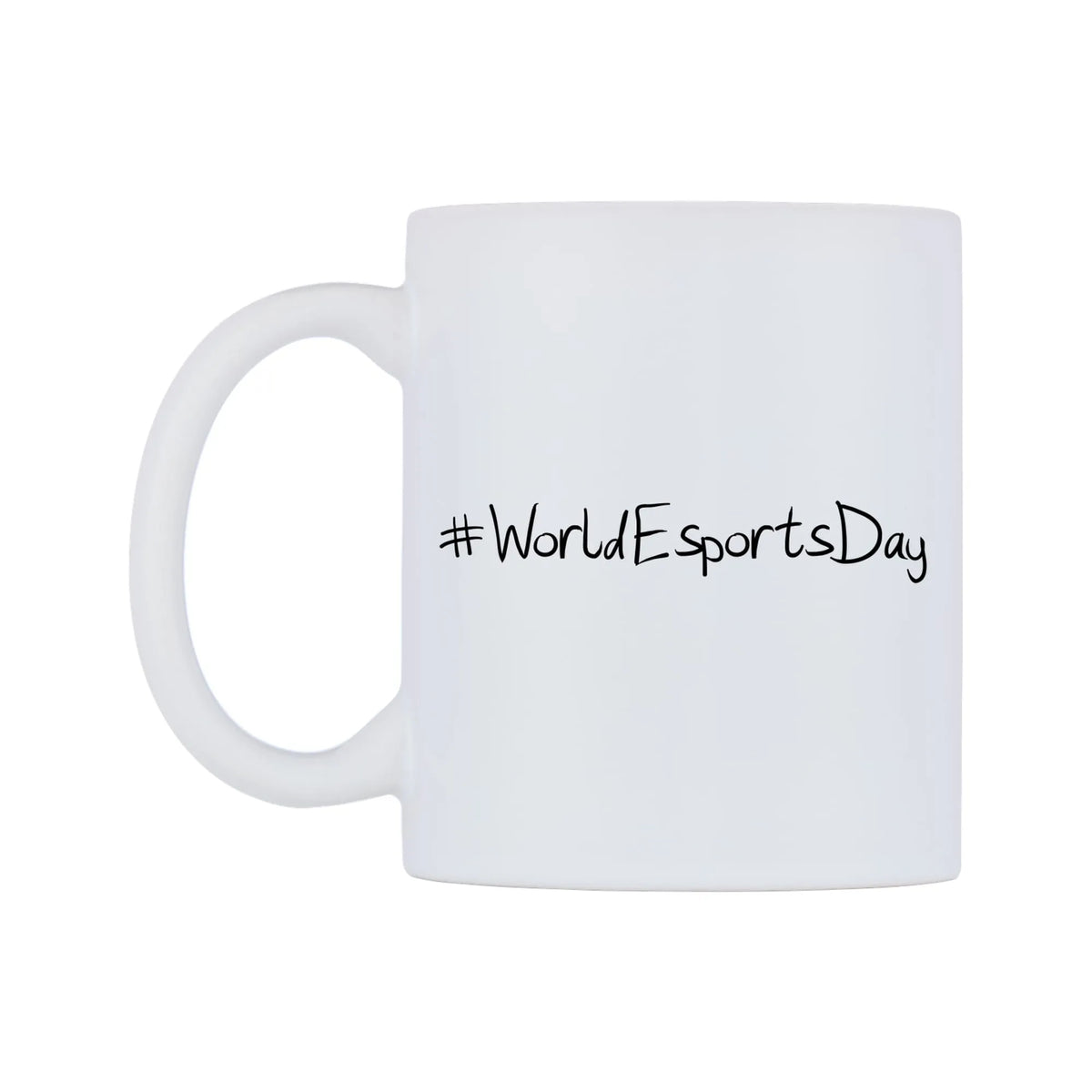 WorldEsportsDay Mug — mug, right side, on a white background