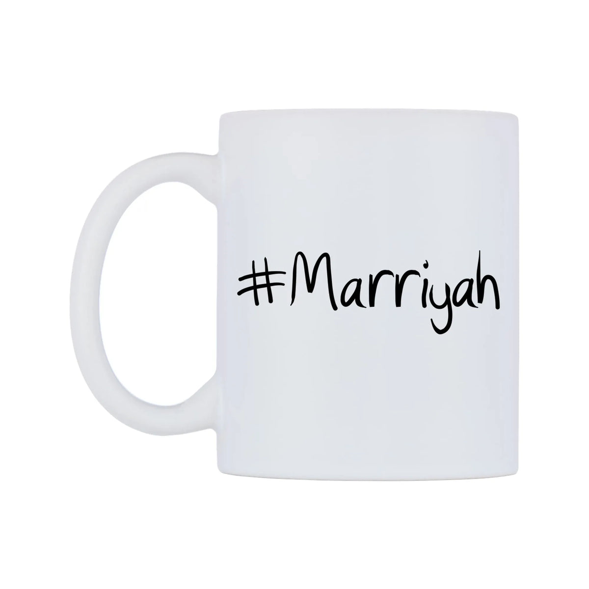 Marriyah Mug — mug, right side, on a white background