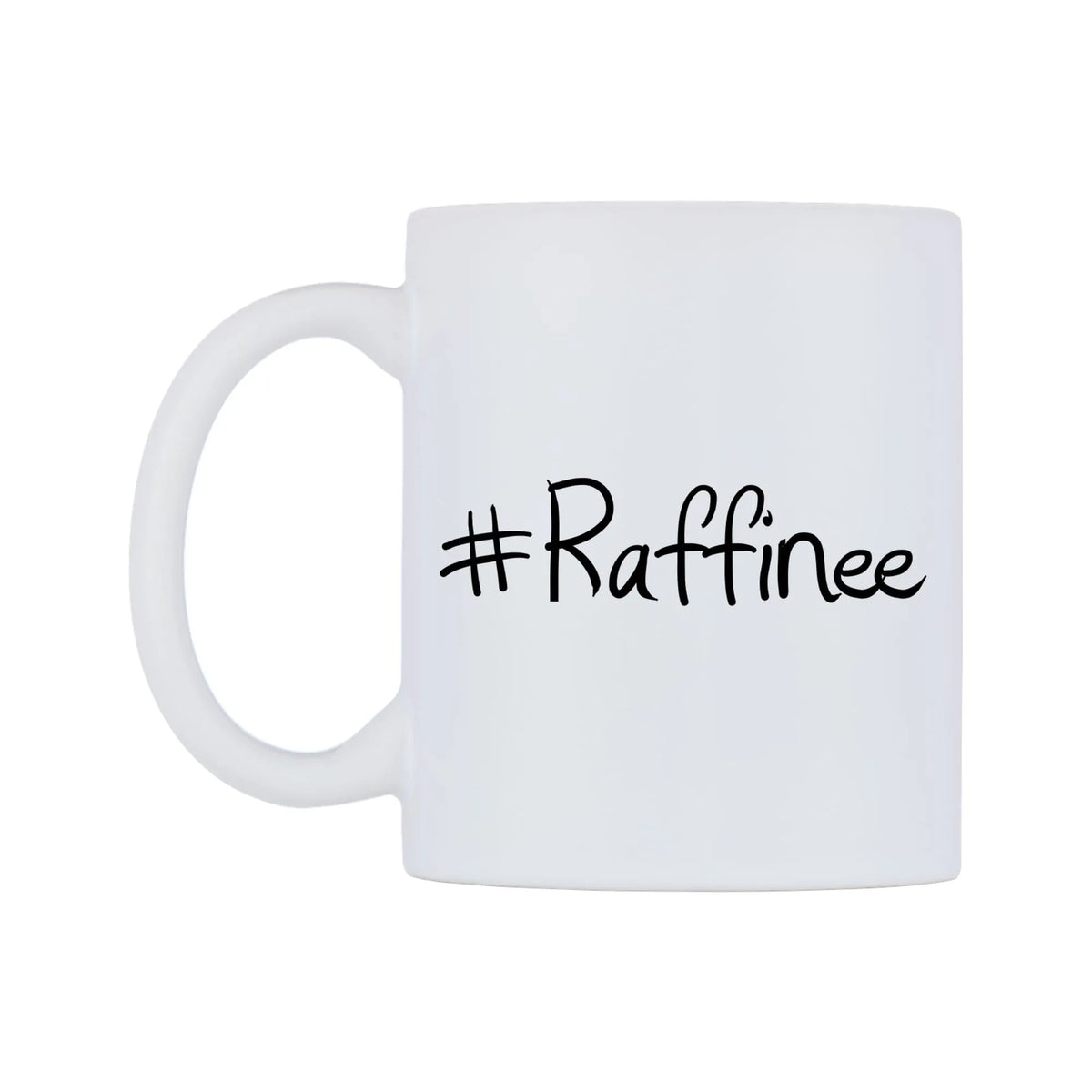 Raffinee Mug — mug, right side, on a white background