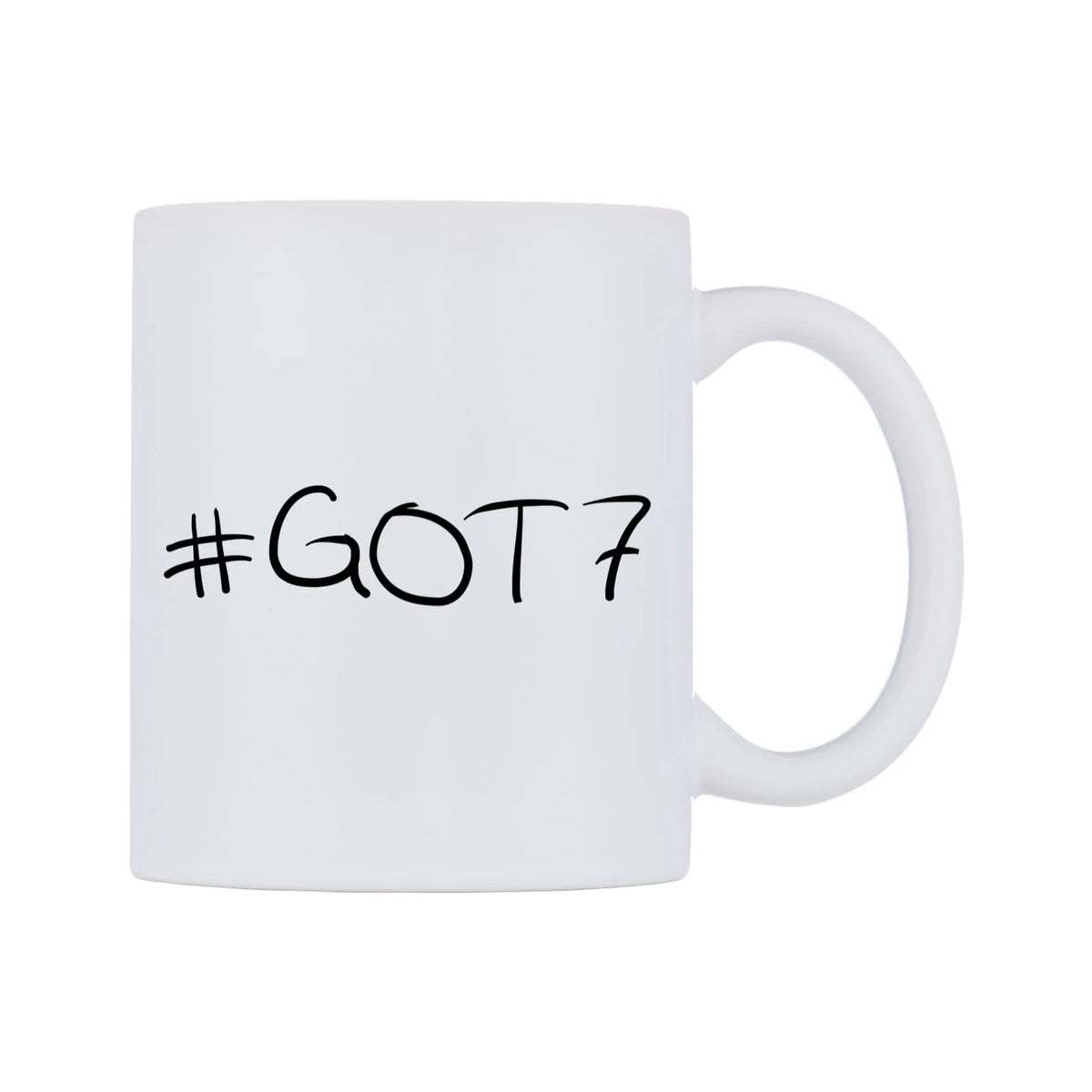 GOT7 Mug — mug, left side, on a white background
