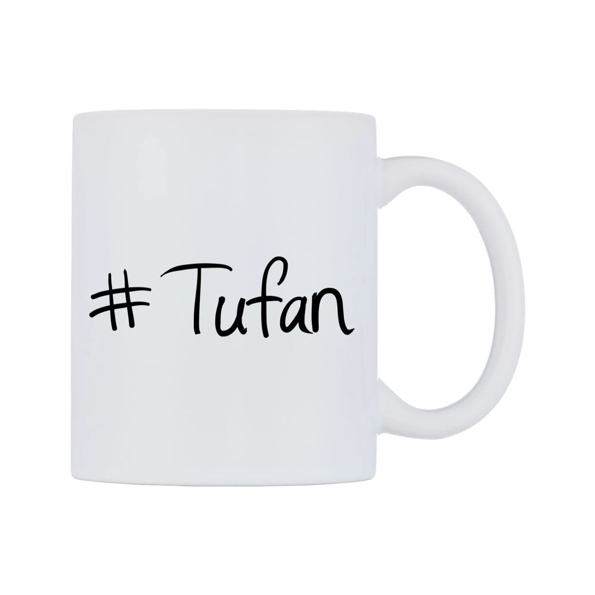 Tufan Mug — mug, left side, on a white background