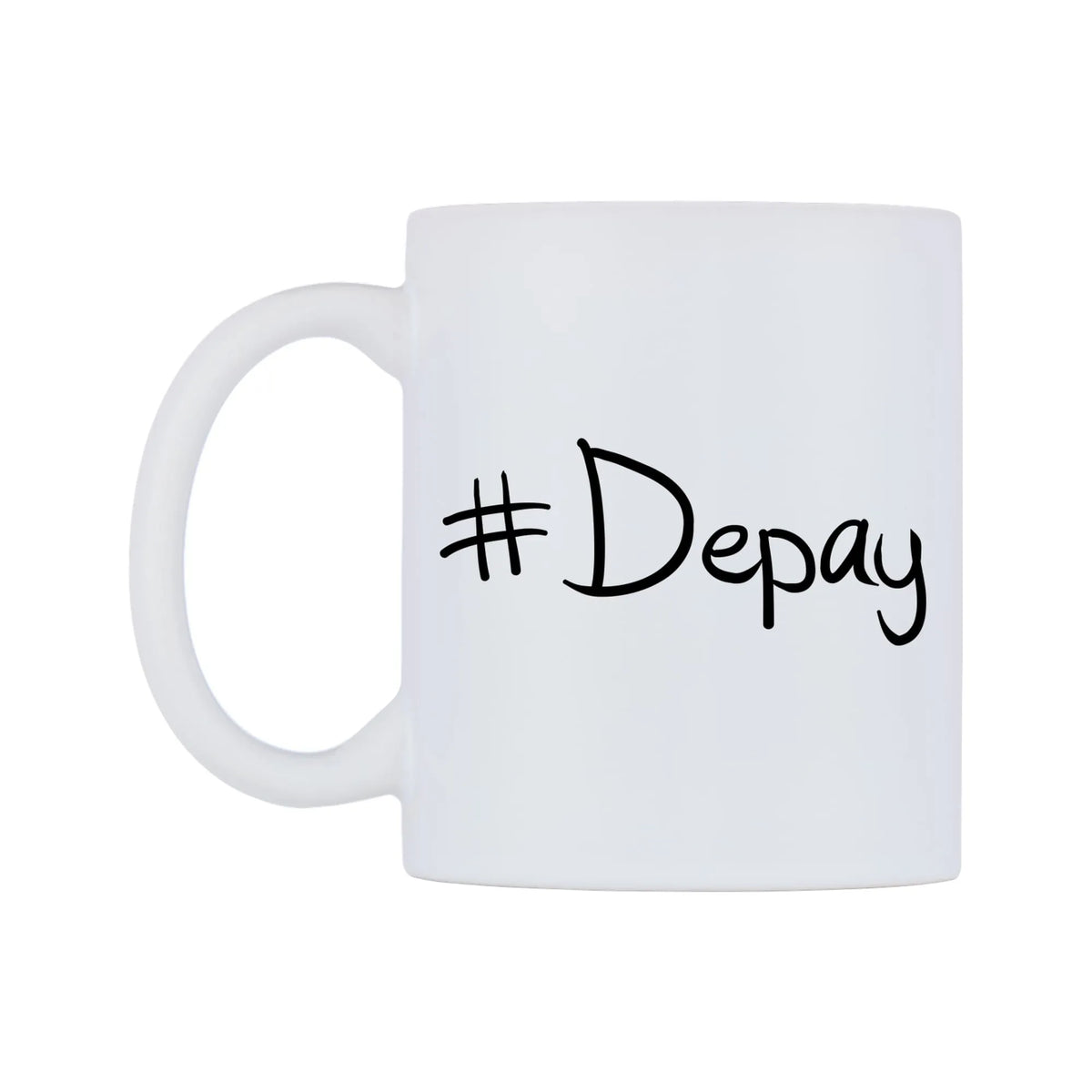 Depay Mug — mug, right side, on a white background