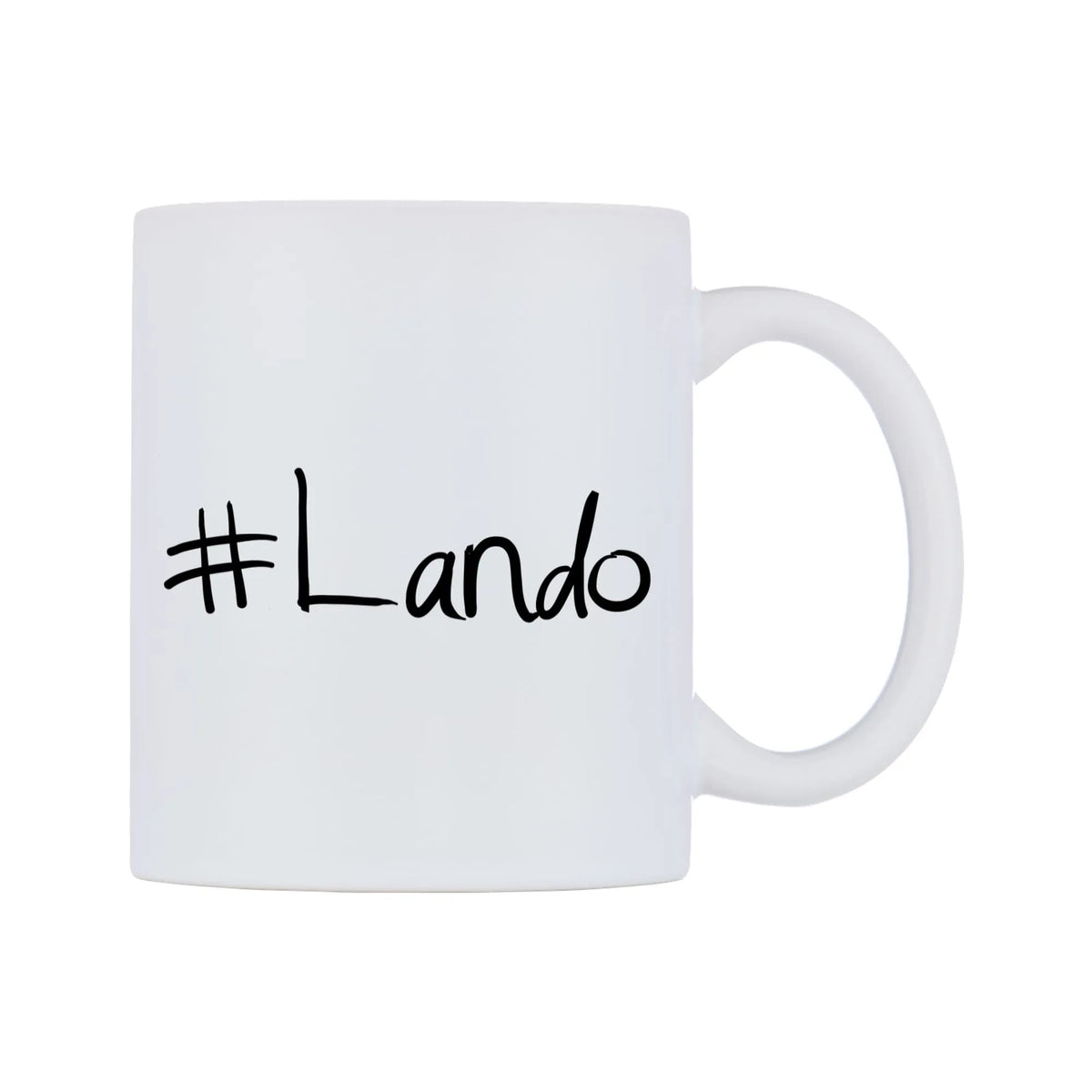 Lando Mug — mug, left side, on a white background