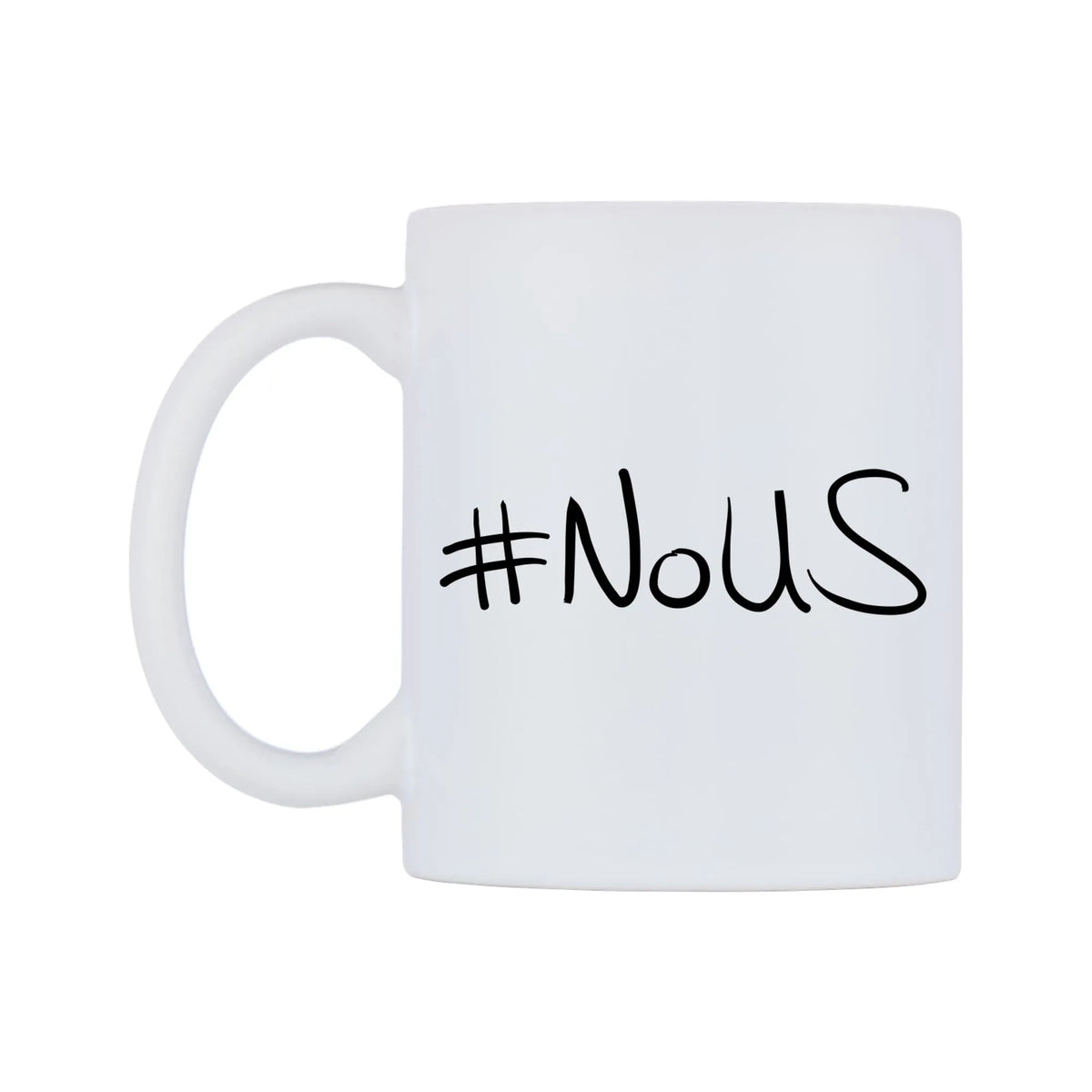 NoUS Mug — mug, right side, on a white background